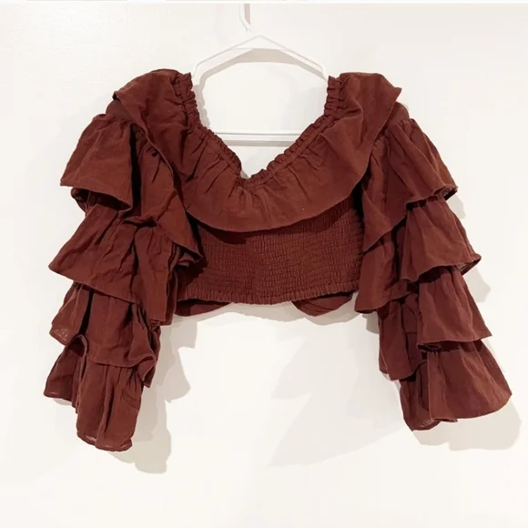 Free People Falling Flowers Crop Top - Picture 3 of 6